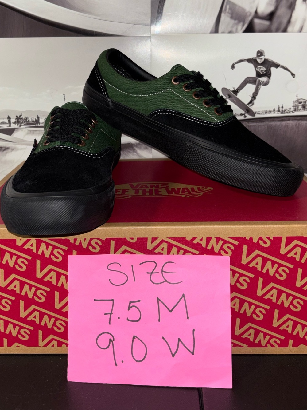 Vans Era Pro sz 7.5 Men’s 9.0 Women’s